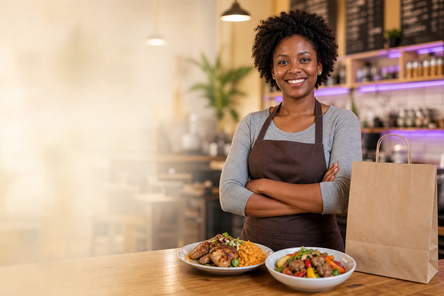 A Nairobi restaurant owner ready to partner with RobiDrop